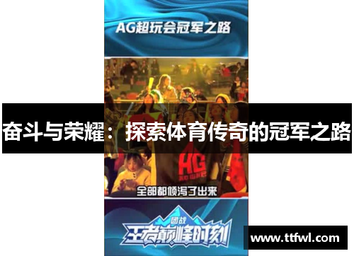 奋斗与荣耀：探索体育传奇的冠军之路